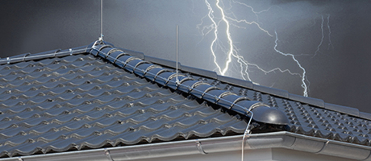 Äußerer Blitzschutz bei André Brunner Elektrotechnik in Neckarsteinach
